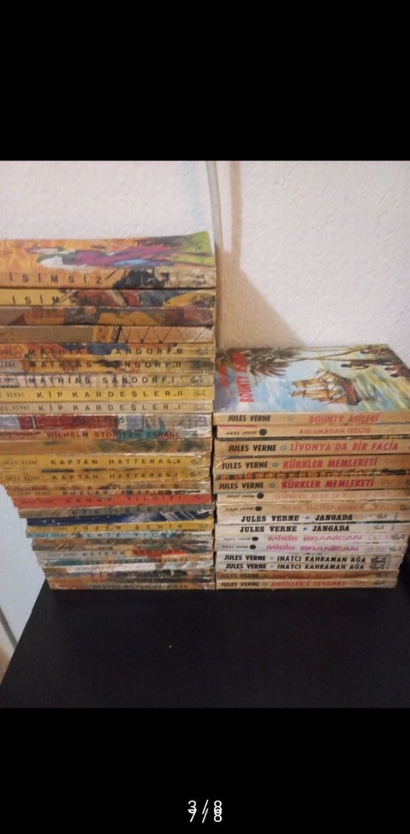 JULES VERNE 44 CİLT KİTAP TAM SERİ - Görsel 3