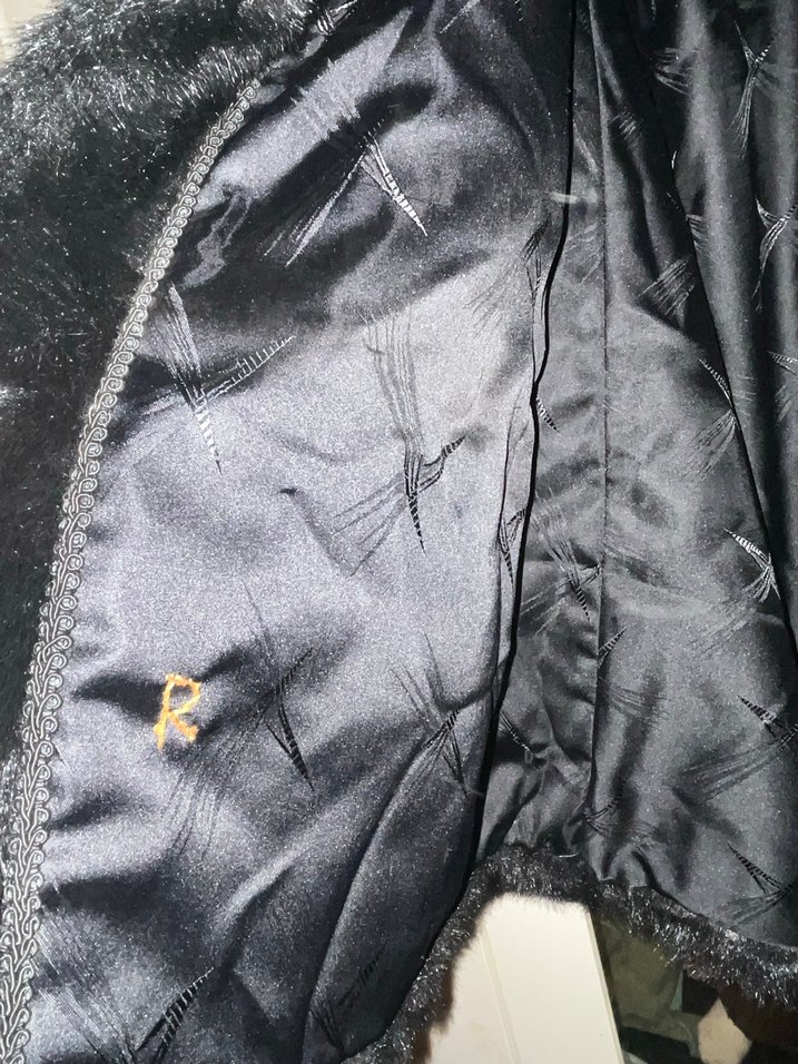 Siyah Kadın Kürk Detaylı Kaban - Görsel 5