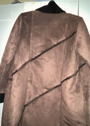 Süet Kadın Kaban İçi Peluş - Görsel 8