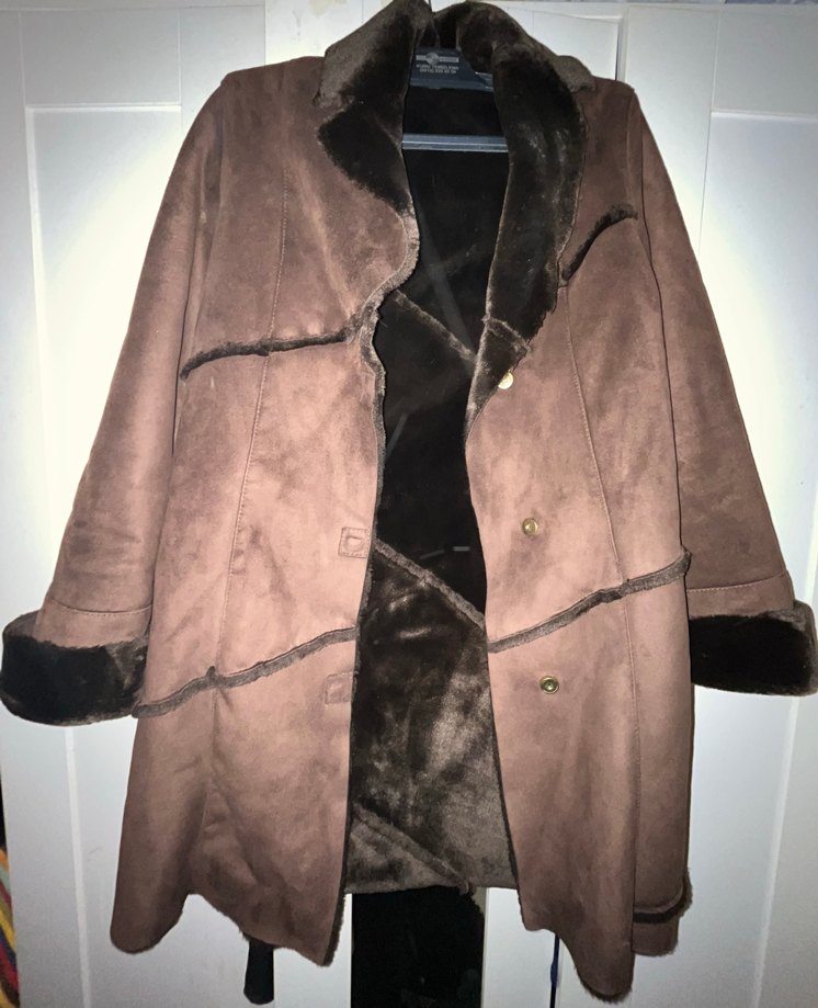 Süet Kadın Kaban İçi Peluş - Görsel 2