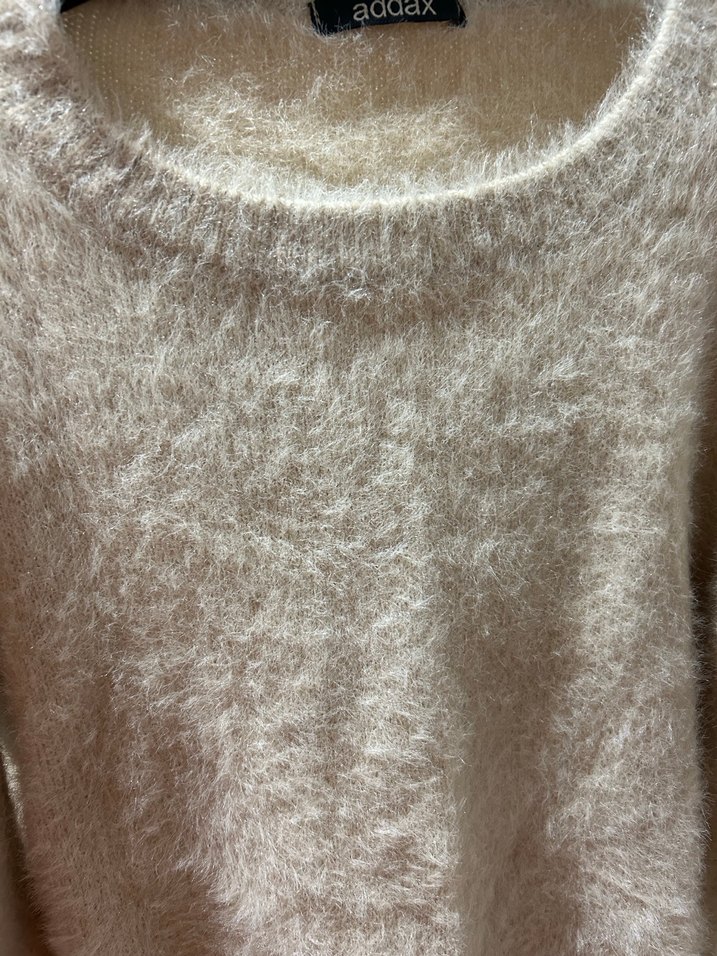 Bej Kadın Basic Triko Kazak - Görsel 2