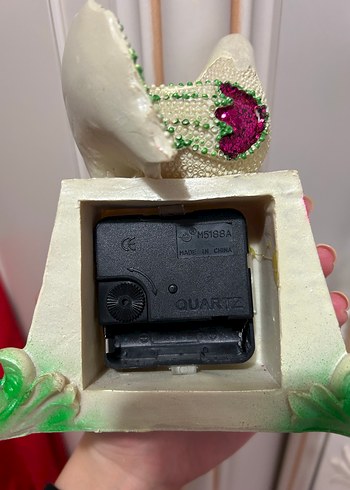 Renkli Kuş Figürlü Masa Saati - Görsel 2