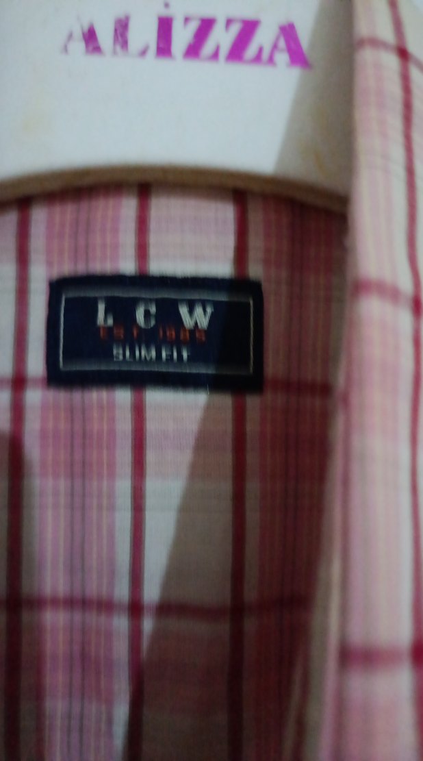 Pembe Kareli Kısa Kollu Erkek Gömlek - Görsel 3