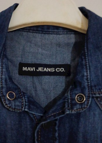 Erkek Lacivert Denim Gömlek - Görsel 3