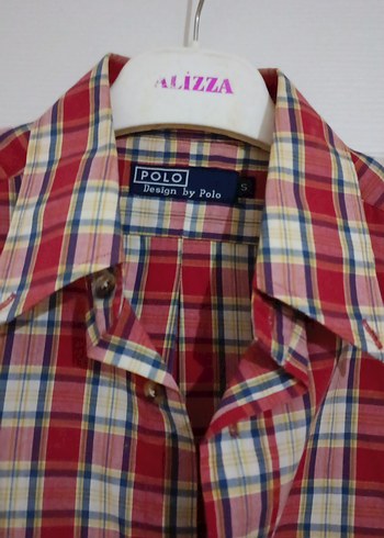 Kısa Kollu Kırmızı Kareli Pamuk Gömlek - Görsel 3