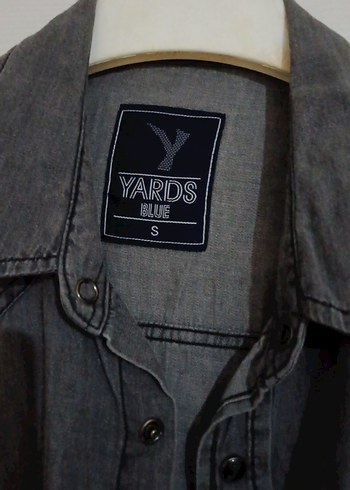 Gri Denim Erkek Gömlek Uzun Kollu - Görsel 2