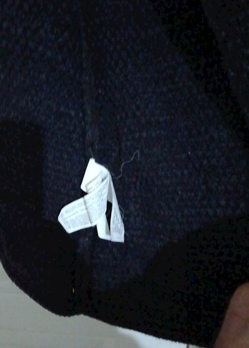 Siyah Düğmeli Yün  Ceket - Görsel 4