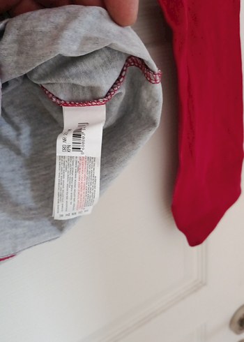 Erkek çocuk Gri ve Bordo Uzun Kollu Sweatshirt - Görsel 3