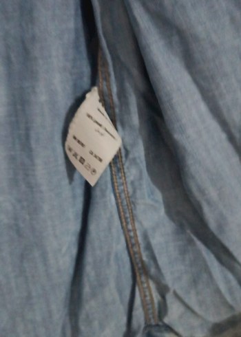 orijinal mavi marka şık bir kot gömlek - Görsel 4