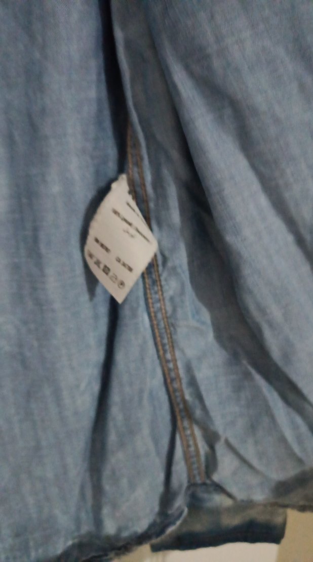 orijinal mavi marka şık bir kot gömlek - Görsel 4