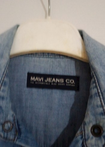 Erkek Gri Denim Gömlek - Görsel 3