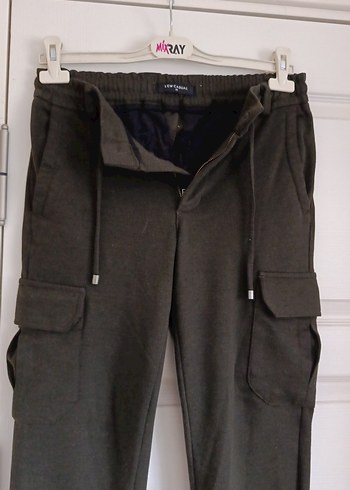 Gri Kemerli Rahat Erkek Kumaş Pantolon - Görsel 4