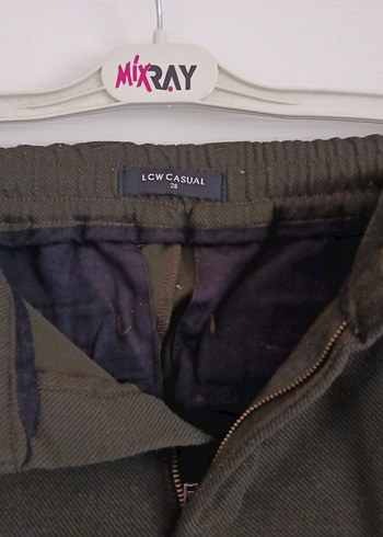 Gri Kemerli Rahat Erkek Kumaş Pantolon - Görsel 3