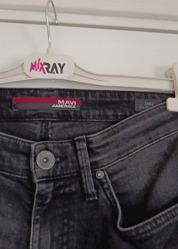 Erkek Gri Regular Fit Denim Jean - Görsel 3