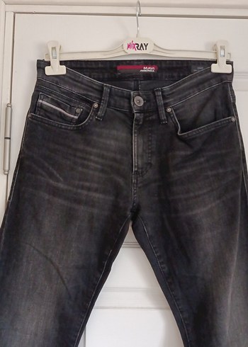 Erkek Gri Regular Fit Denim Jean - Görsel 2