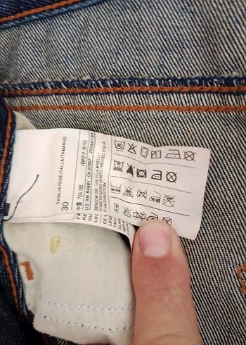 Erkek Mavi Rahat Kesim Denim Pantolon - Görsel 6