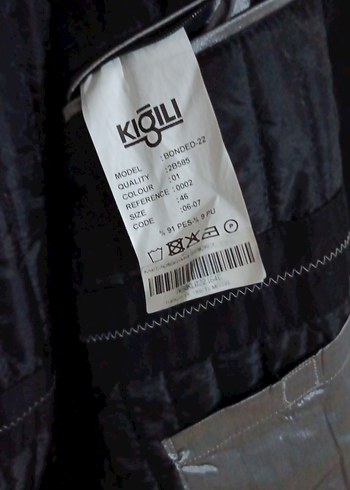 Uzun Siyah Erkek Klasik Düğmeli Kaban - Görsel 4