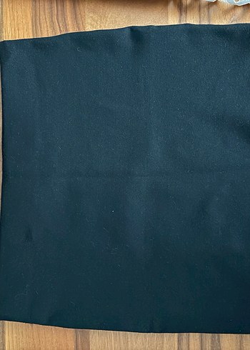 Siyah Mini Etek, Yırtmaçlı, Dar Kesim - Görsel 2