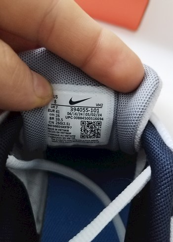 Nike initiator Beyaz Gri Bağcıklı Spor Ayakkabı - Görsel 4