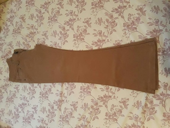 Koton Taba Rengi Çok Şık İspanyol Paça Pantolon