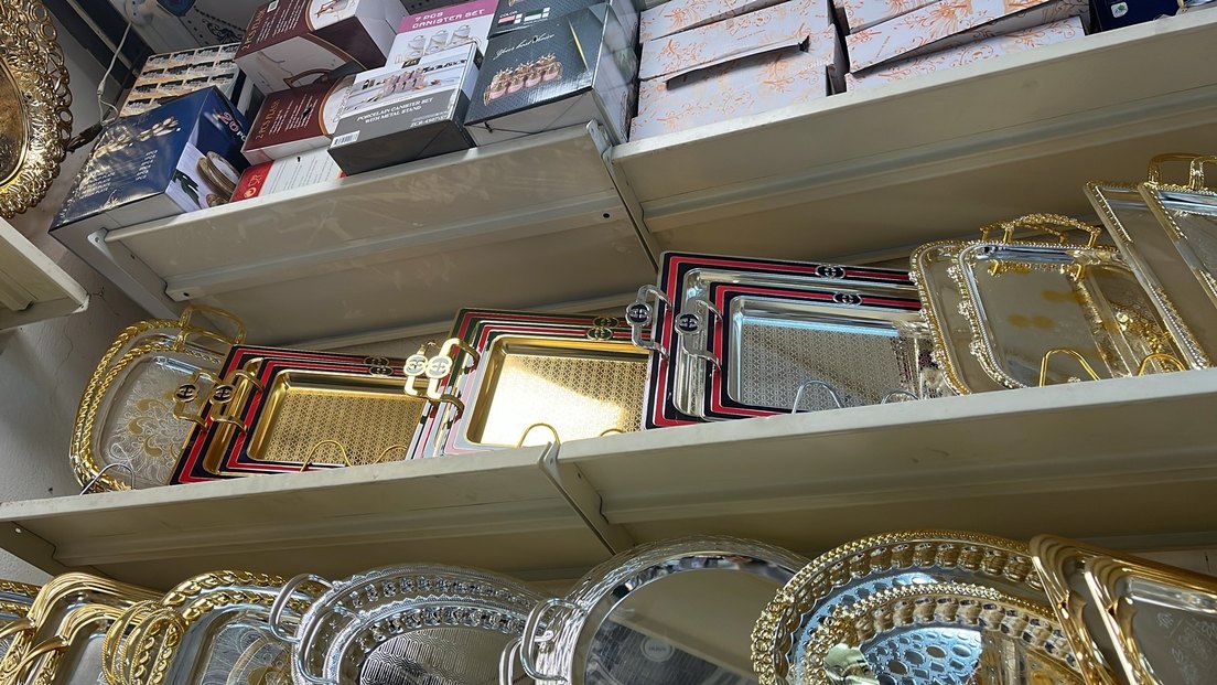 Parlak Altın Renkli Mutfak Tepsisi - Görsel 4