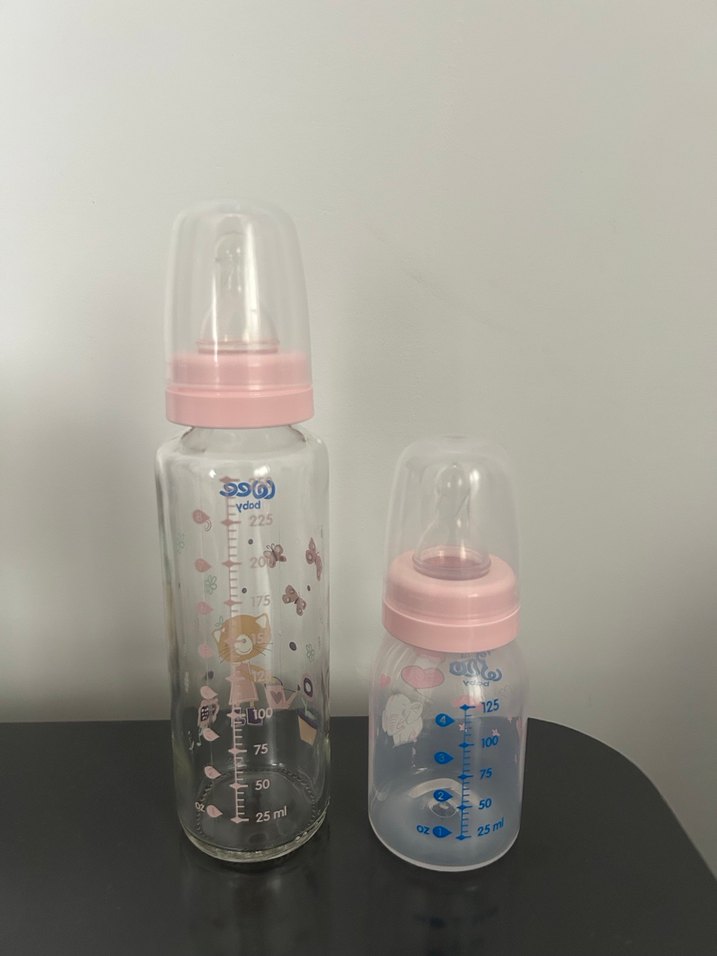 Pembe Bebek Biberon Seti 2 adet - Görsel 2