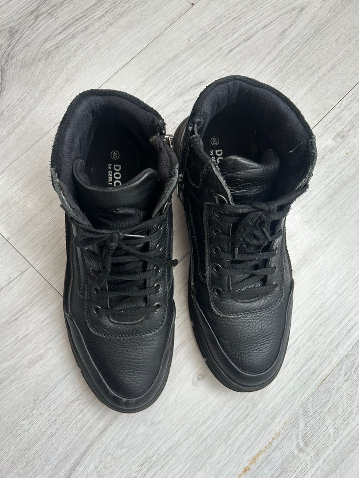 Yenii Dockers Siyah Bağcıklı Erkek Bot - Görsel 2