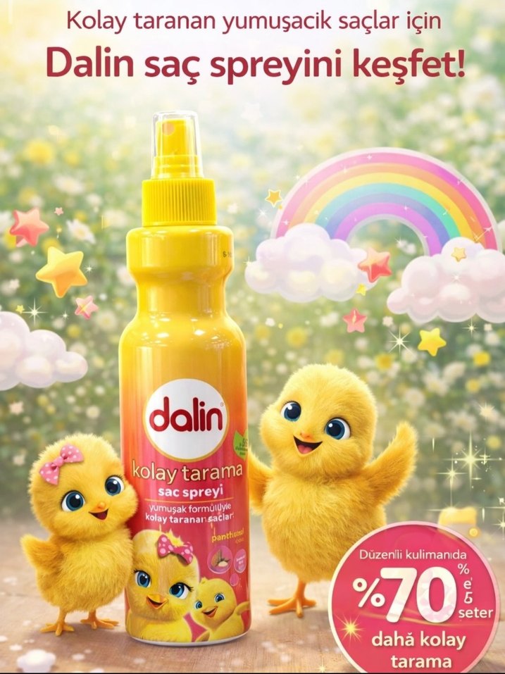 Dalin Kolay Taramalı Saç Spreyi - Görsel 2