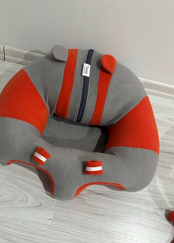 Gri ve Turuncu oturma minderi - Görsel 2