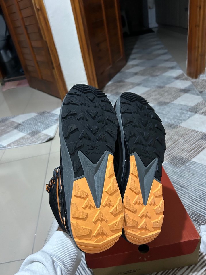 Erkek Turuncu Spor Ayakkabı Velcro Bağcıklı - Görsel 3