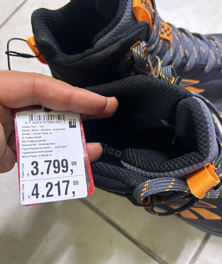 Reebok Turuncu Erkek Spor Outdoor Ayakkabı - Görsel 2