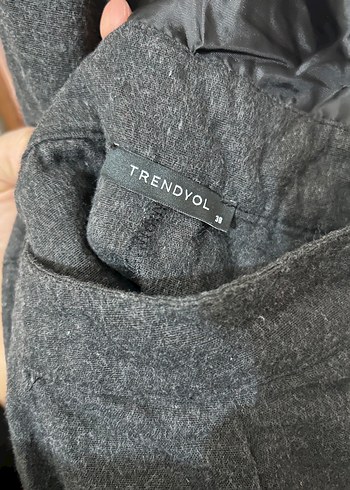 Düğmeli Siyah V Yaka Triko Elbise - Görsel 2