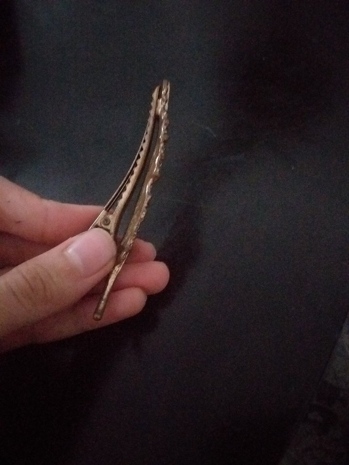 Bej  Bohem kıskaçlı toka - Görsel 2