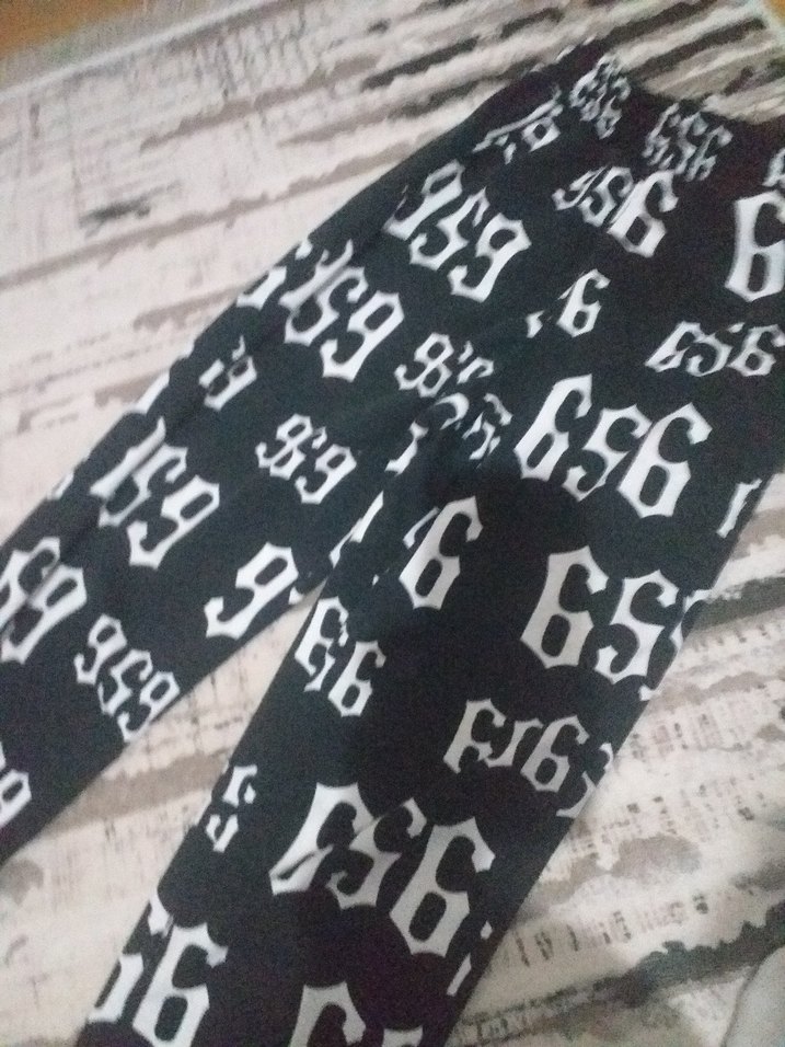 Desenli Siyah Midi cocuk esofman - Görsel 2