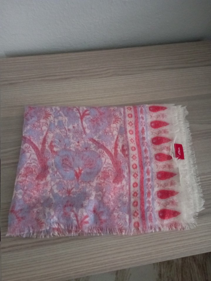 Dantel Detaylı Pembe Bohem Kadın Şal - Görsel 2