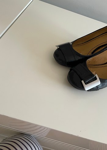 Klasik Siyah Topuklu Stiletto Tokalı - Görsel 2