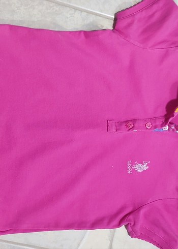 U.S.Polo Kız Çocuk Polo Yaka TShirt - Görsel 2