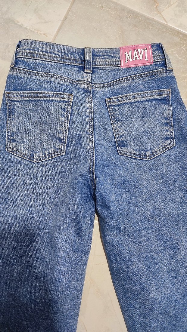 Mavi Jean Kız Çocuk İkili Takım - Görsel 4