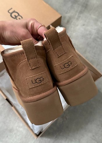 Ugg  Süet Kadın Dolgu Topuk Bot - Görsel 6