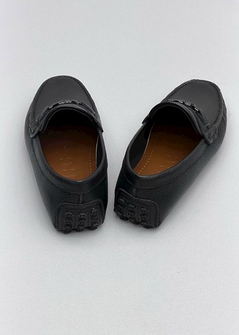 Klasik Siyah Tokalı Erkek Çocuk Loafer - Görsel 3