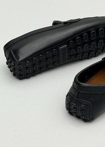 Klasik Siyah Tokalı Erkek Çocuk Loafer - Görsel 4
