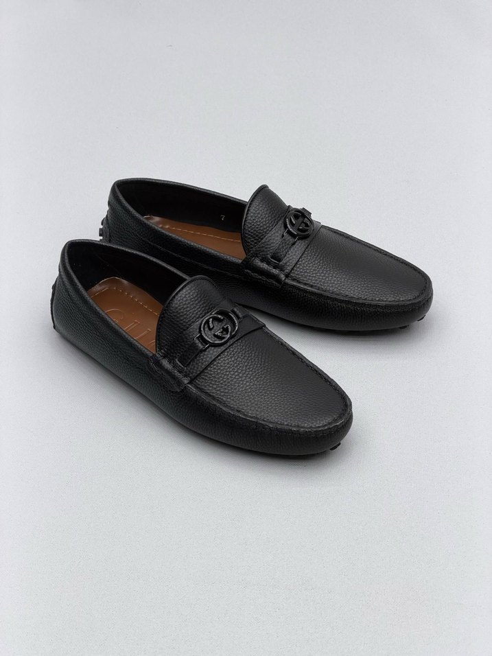 Klasik Siyah Tokalı Erkek Çocuk Loafer - Görsel 2