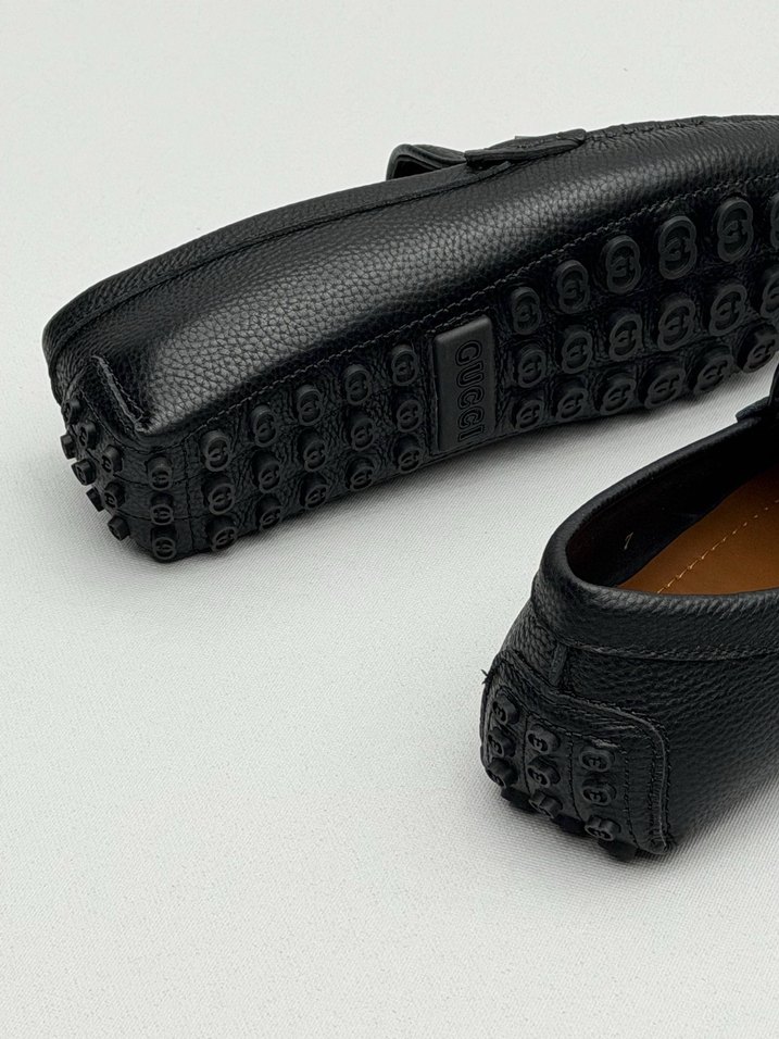 Klasik Siyah Tokalı Erkek Çocuk Loafer - Görsel 4