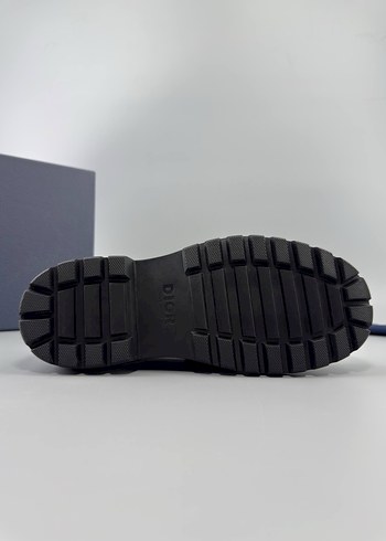 Dior İşlemeli Siyah Platform Loafer - Görsel 6