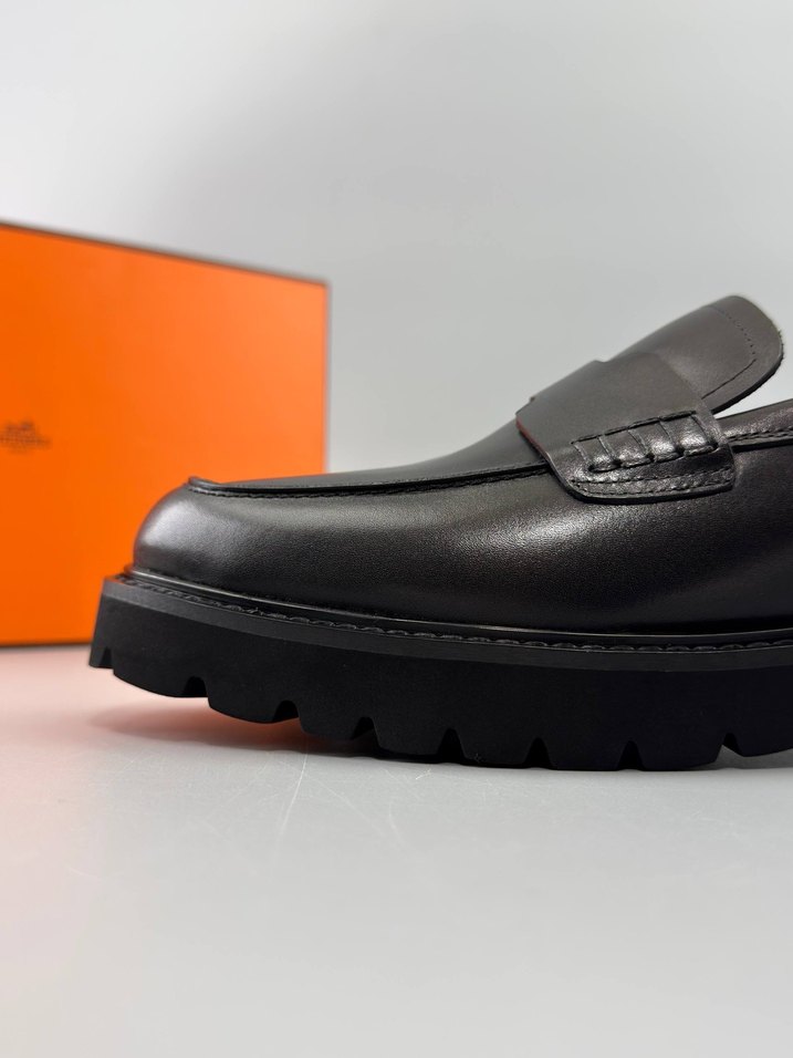 Siyah Erkek Klasik Loafer Ayakkabı - Görsel 4