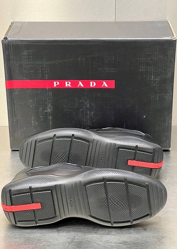 Prada Siyah Erkek Spor Ayakkabı - Görsel 6