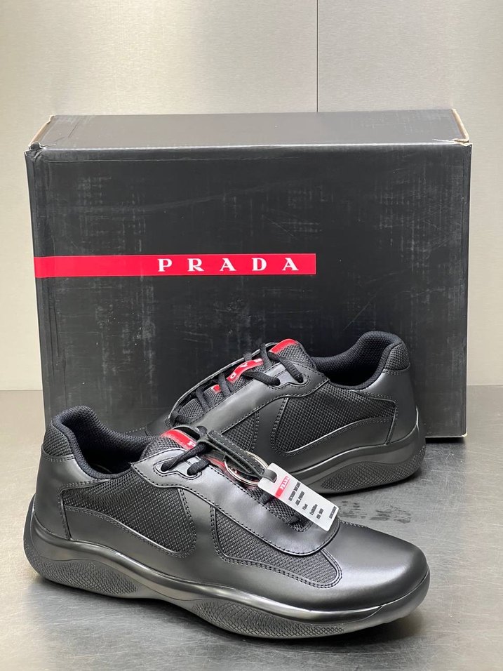 Prada Siyah Erkek Spor Ayakkabı - Görsel 3