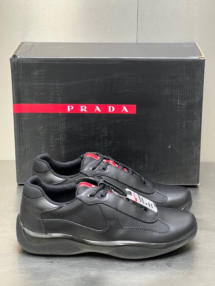 Prada Siyah Erkek Spor Ayakkabı - Görsel 2