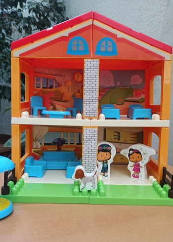 Renkli Oyuncak Pepe Ev Seti - Görsel 2