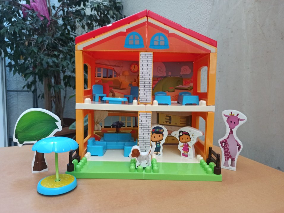 Renkli Oyuncak Pepe Ev Seti - Görsel 2